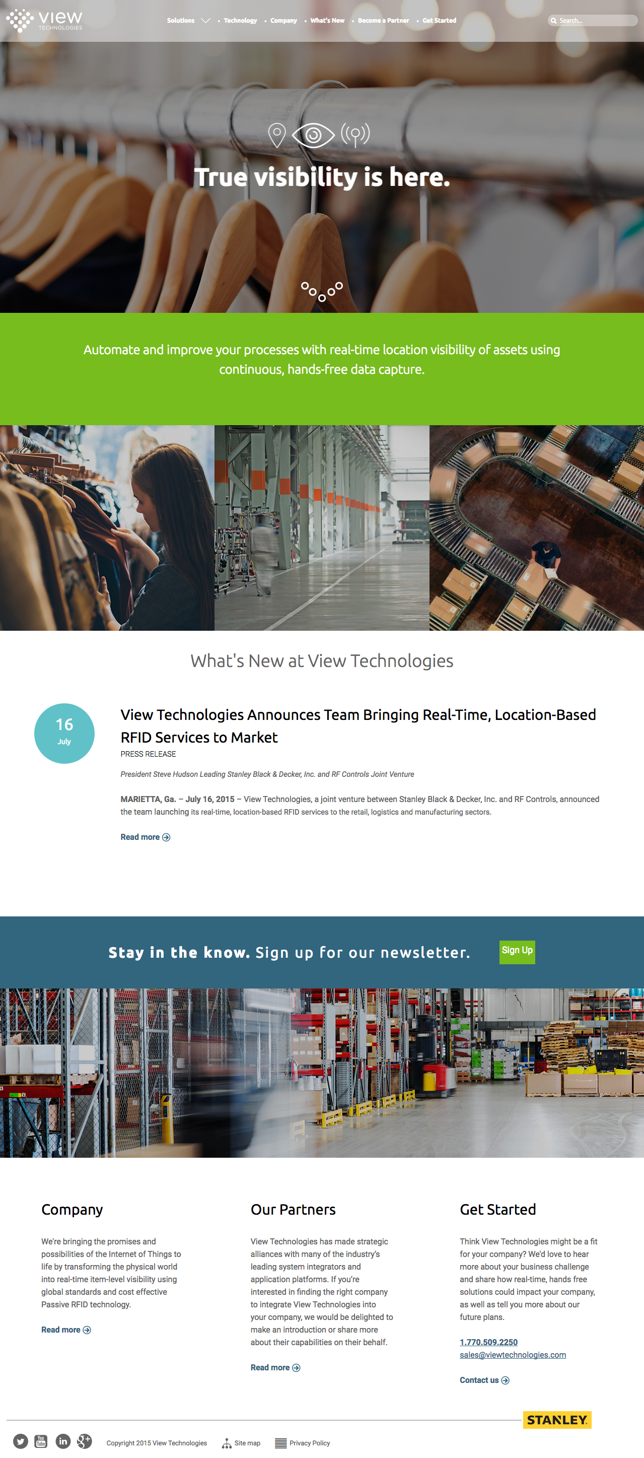 View Technologies Home Page